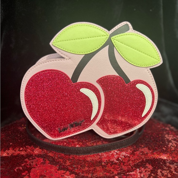 BETSEY JOHNSON, LUV BETSEY SUPER CUTE
Cherry 🍒 Glitter Crossbody Bag (NWT) - Picture 5 of 17